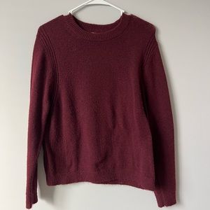 Wine red sweater